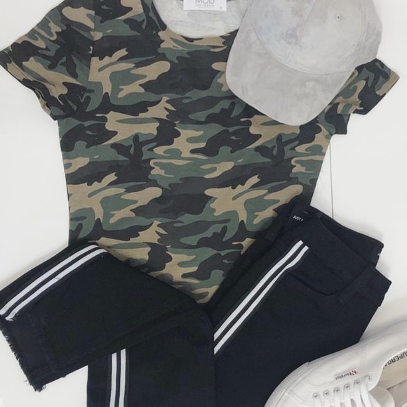 ARMY PRINT BODYSUIT - Picture 4 of 4